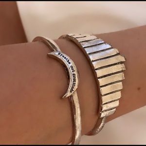 Two boho cuff bracelets